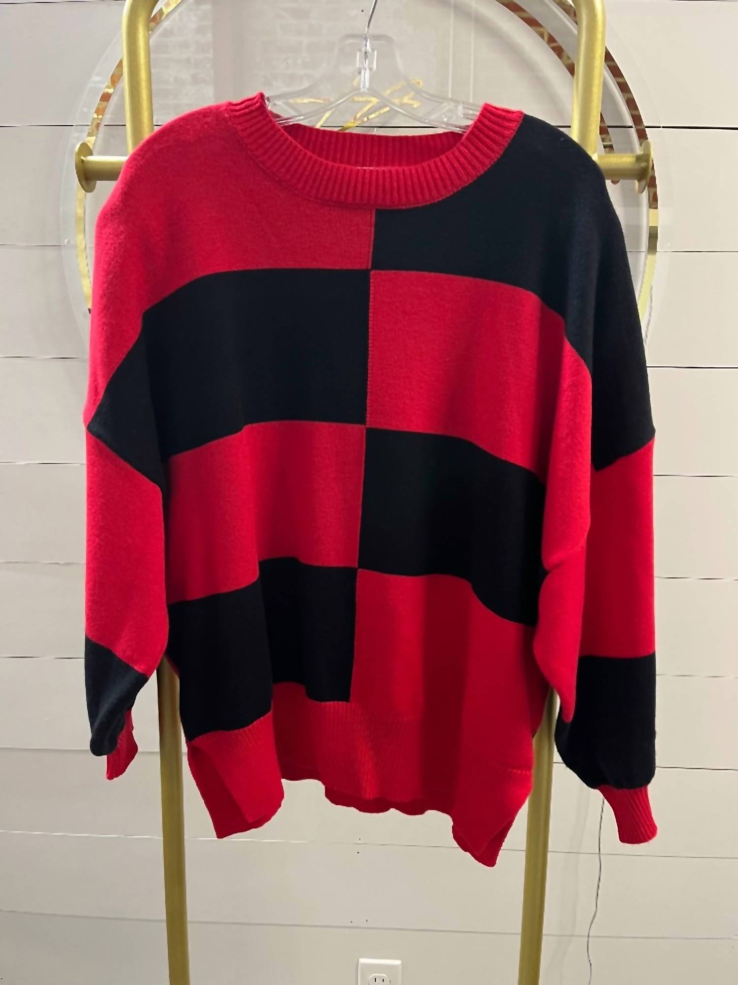 Sewn And Seen - Checkered Sweater