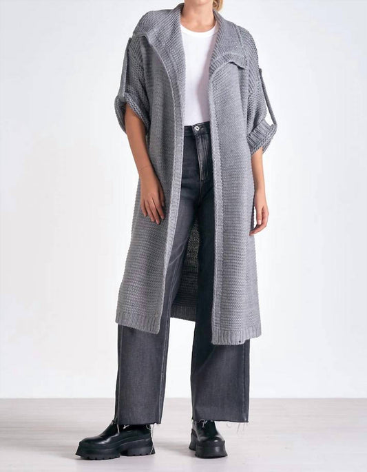 Elan - Maci Open Cardigan Duster