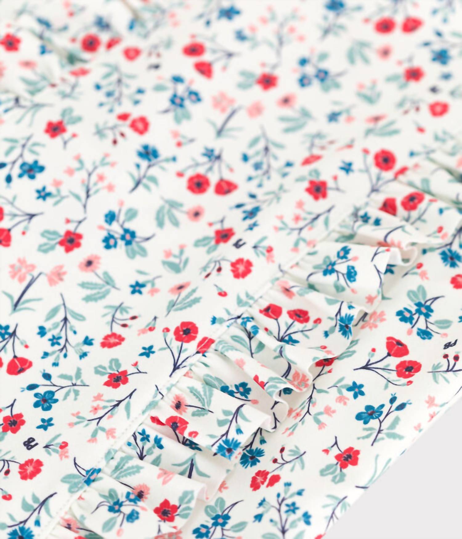 Petit Bateau - Girl's One-piece Floral Swimsuit