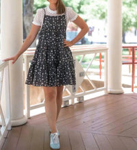 Easel - Boho Bramble Floral Dress