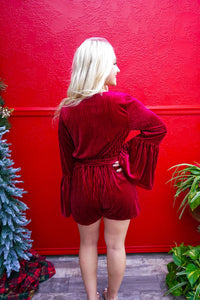 Fantastic Fawn - Velvet Romper