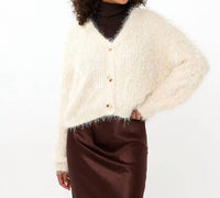 Esqualo - Short Hairy Cardigan