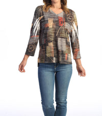 Jess & Jane - Contigo Burnout High Low Top