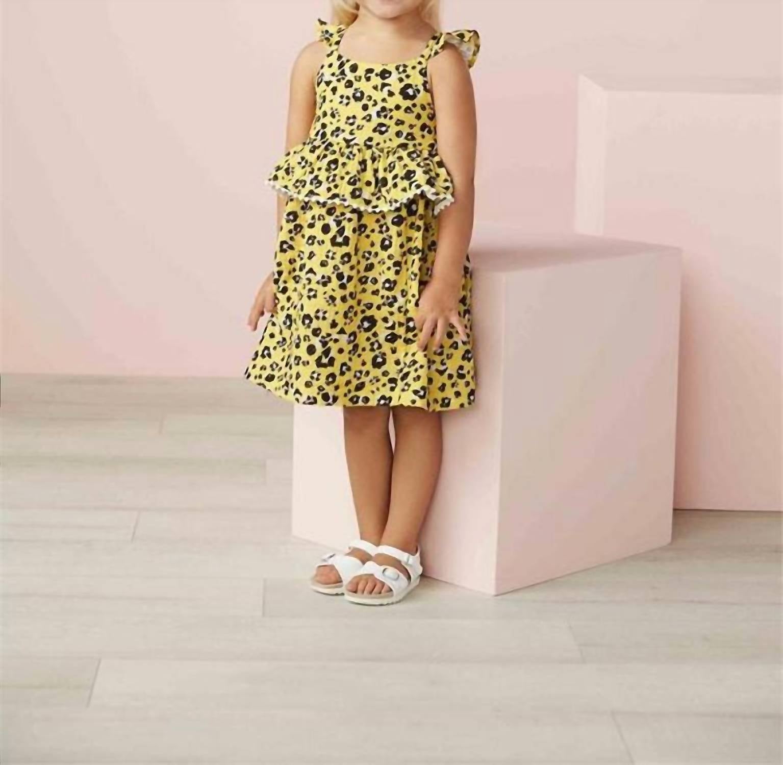 Girl's Leopard Dress