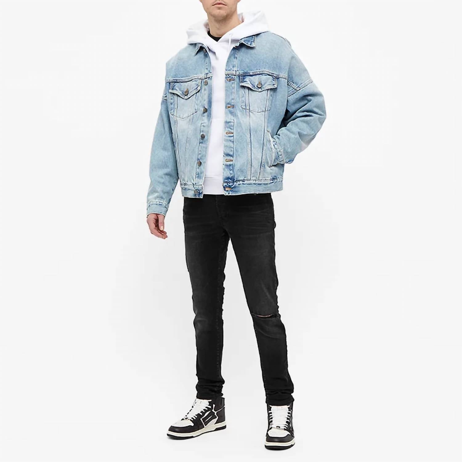 Amiri - Slit Knee Cotton Denim Jeans
