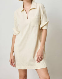 Lilla P - Split Neck Collared Dress