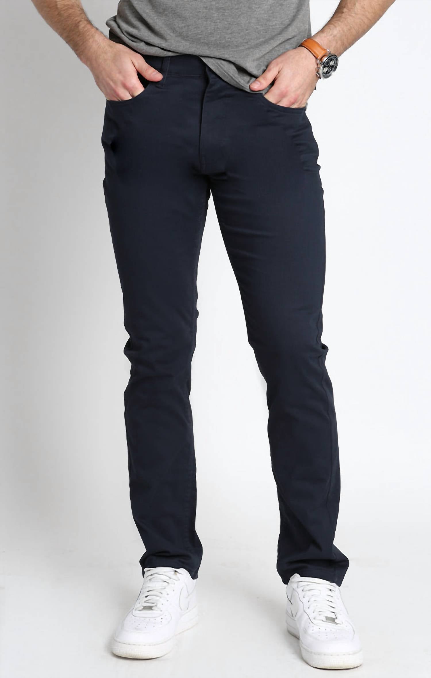Jachs New York - Straight Fit Stretch Sateen 5 Pocket Pants