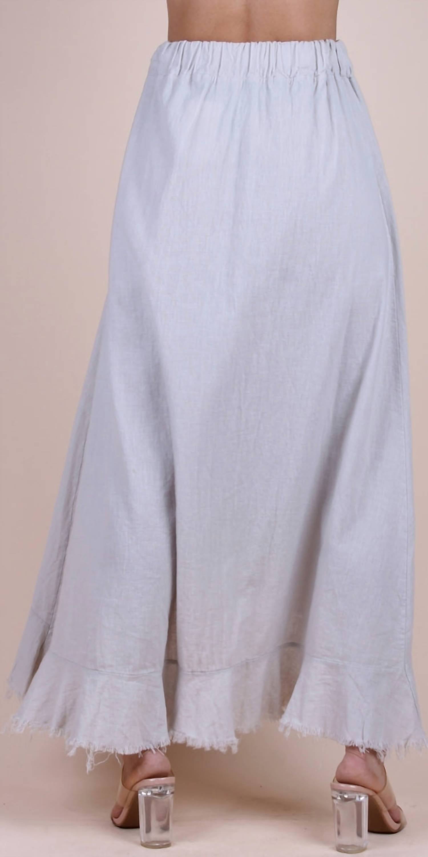 Gigi Moda - Ventura Linen Skirt
