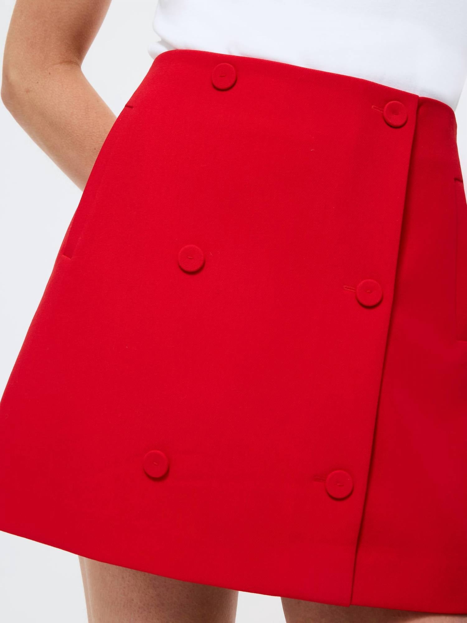 French Connection - Azra Double Breasted Mini Skirt