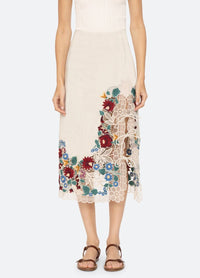 Sea - Women's Katharine Embroidery Tie Skirt