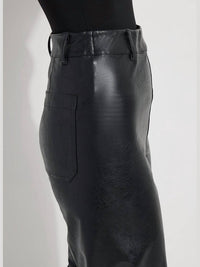 Lysse - Hi Waist Vegan Leather Wide Leg Pant