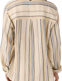O'Neill - Leni Stripe Relaxed Button Down Top
