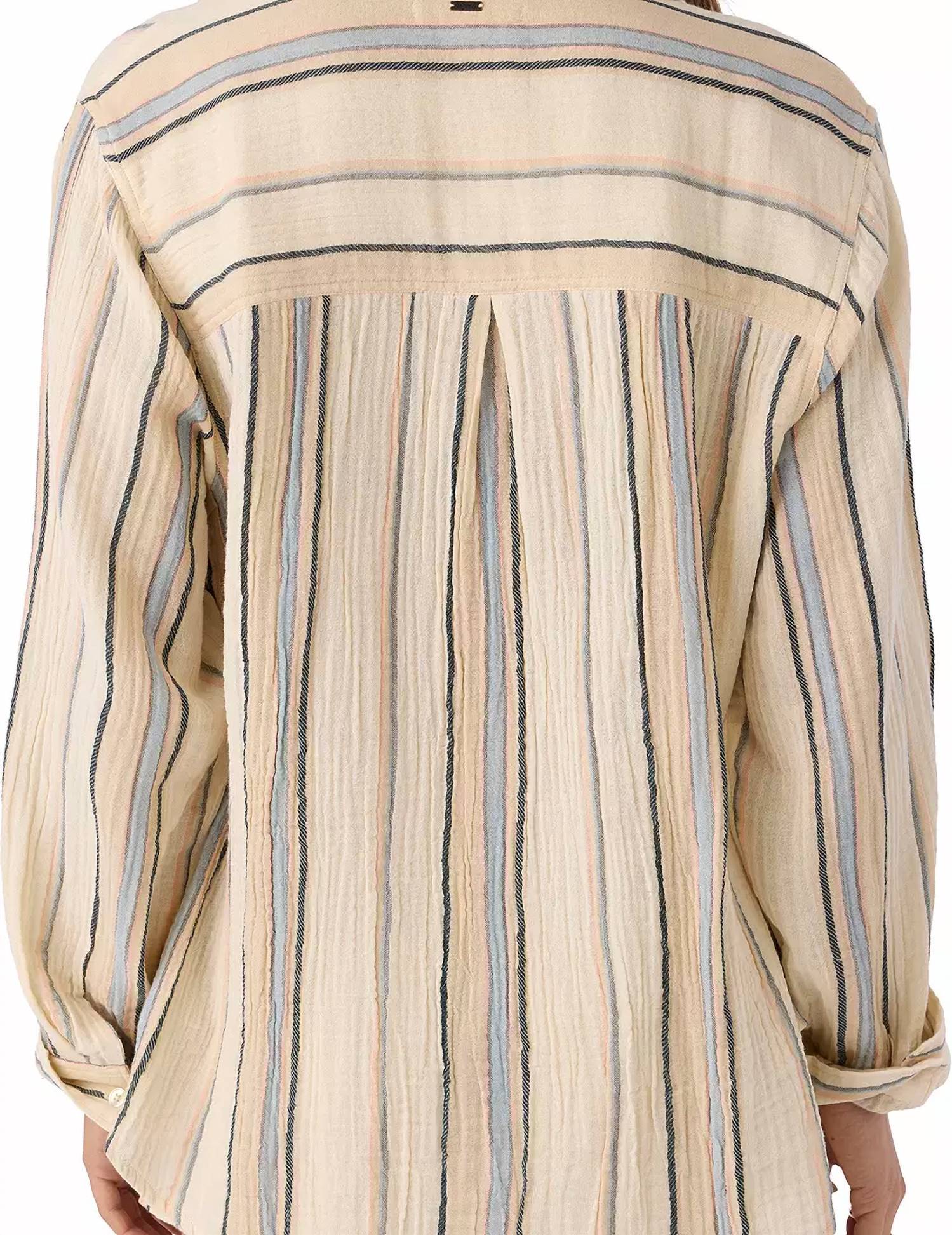O'Neill - Leni Stripe Relaxed Button Down Top