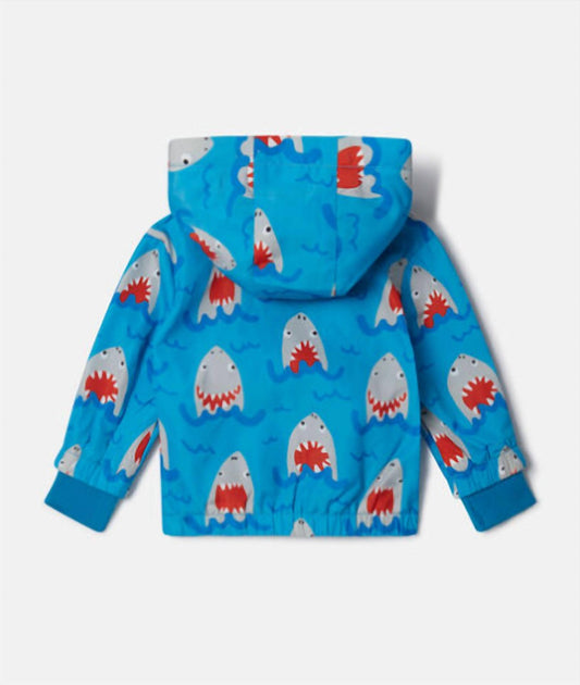 Stella Mccartney - Baby Boy Sharks Poliester Hooded Jacket