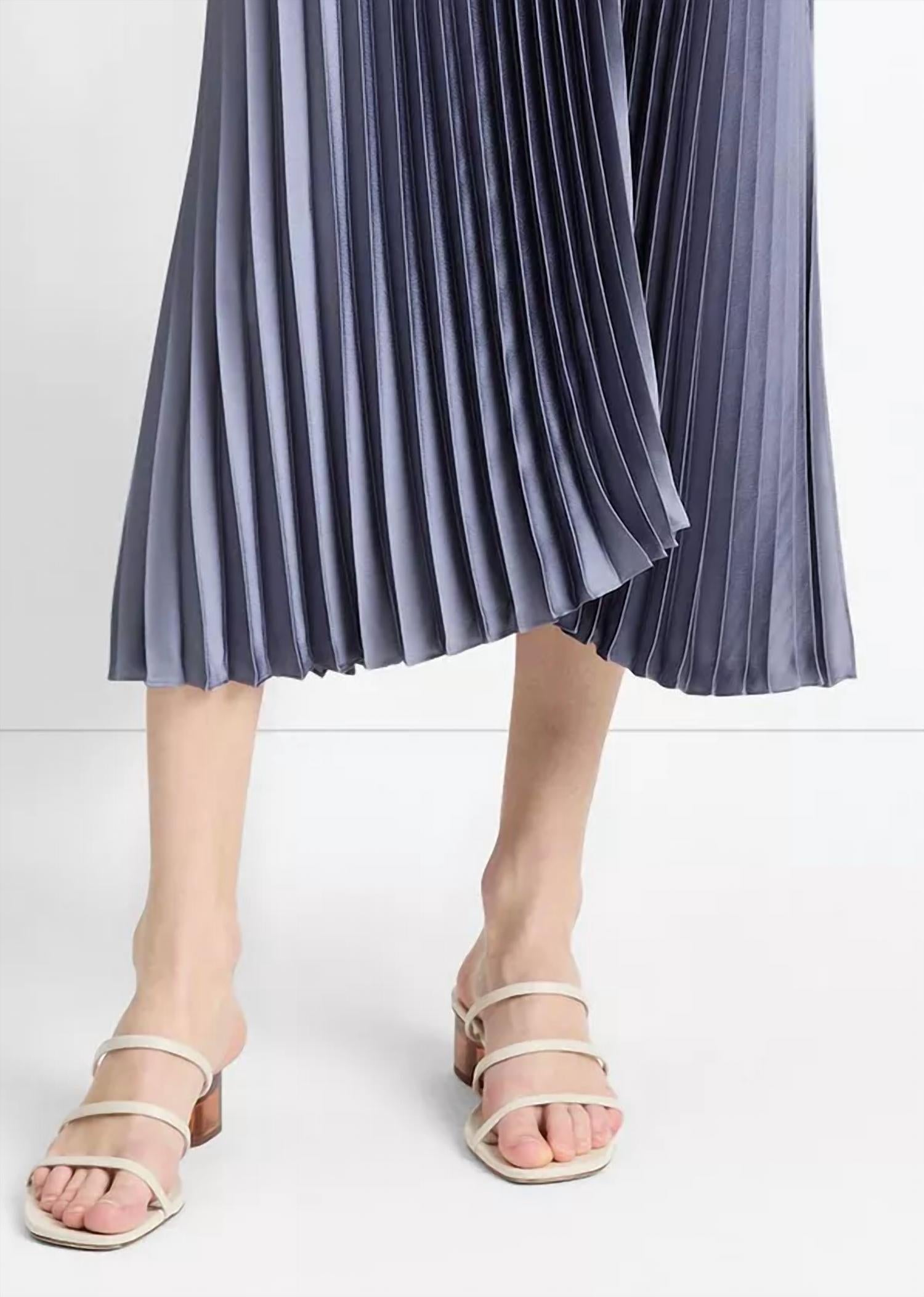 Vince - Hand Smocked Pleated Dress
