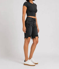 Vervet By Flying Monkey - High Rise Bermuda Shorts