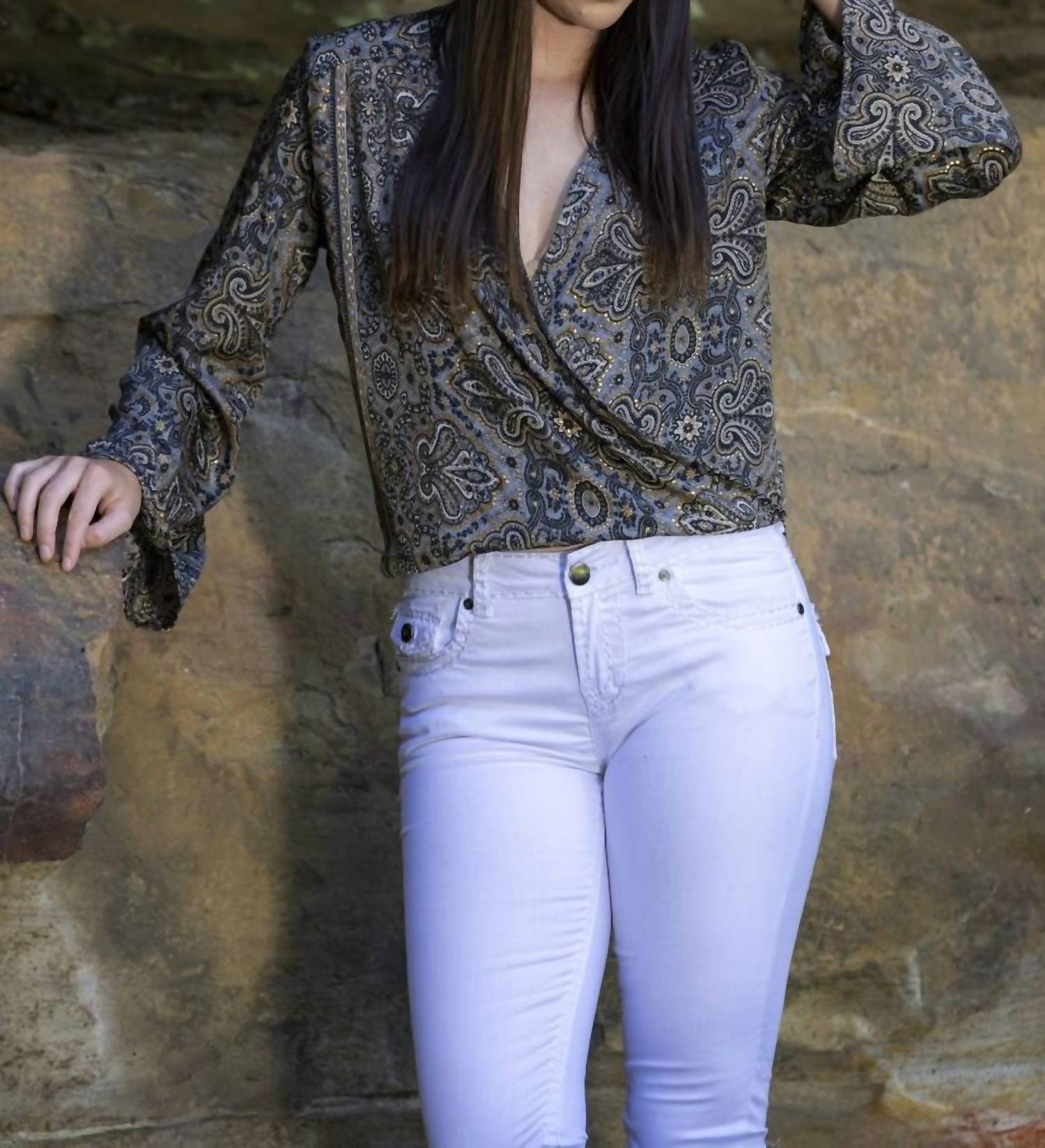 Cienna - Astrid Wrap Top