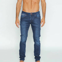 Eight X - Men's Stretch Denim Jeans With Fade