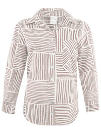 Finley Women's Andie Boyfriend Shirt in gold - women's shirt