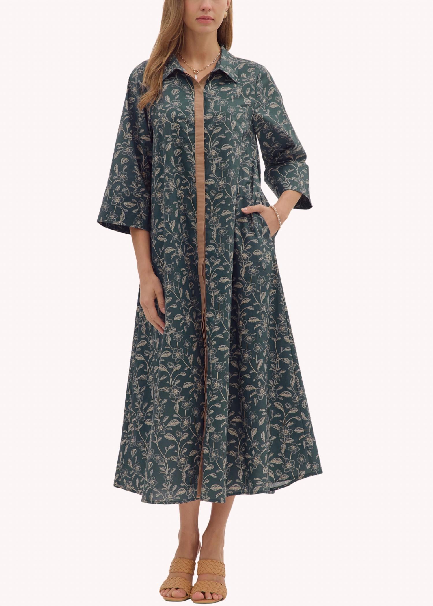 Entro - Teighla Cotton Midi Shirt Dress