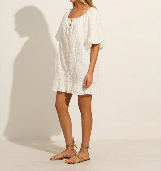 Auguste The Label - Alannah Embroidered Mini Dress