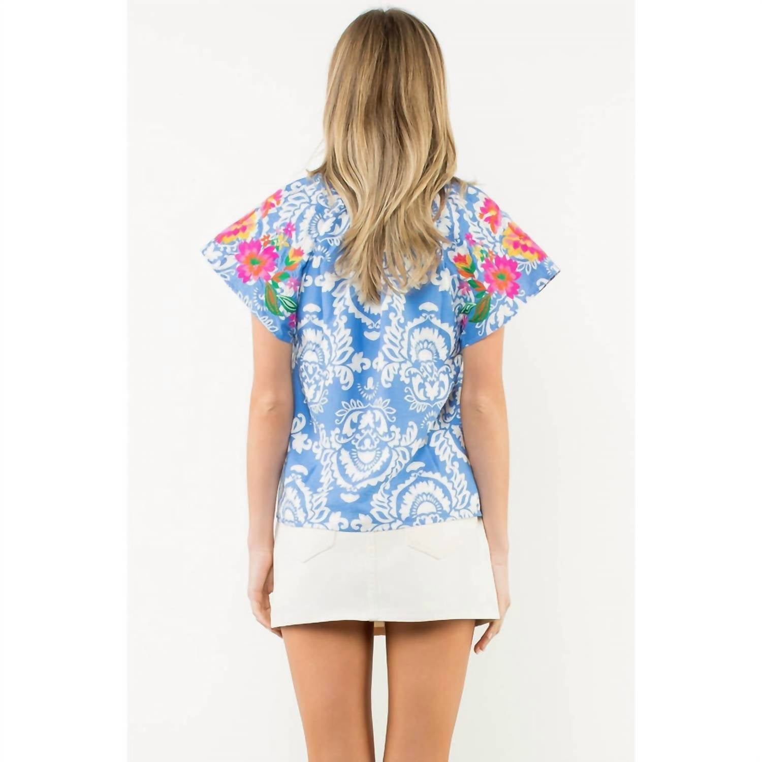 Thml - Short Sleeve Print Top