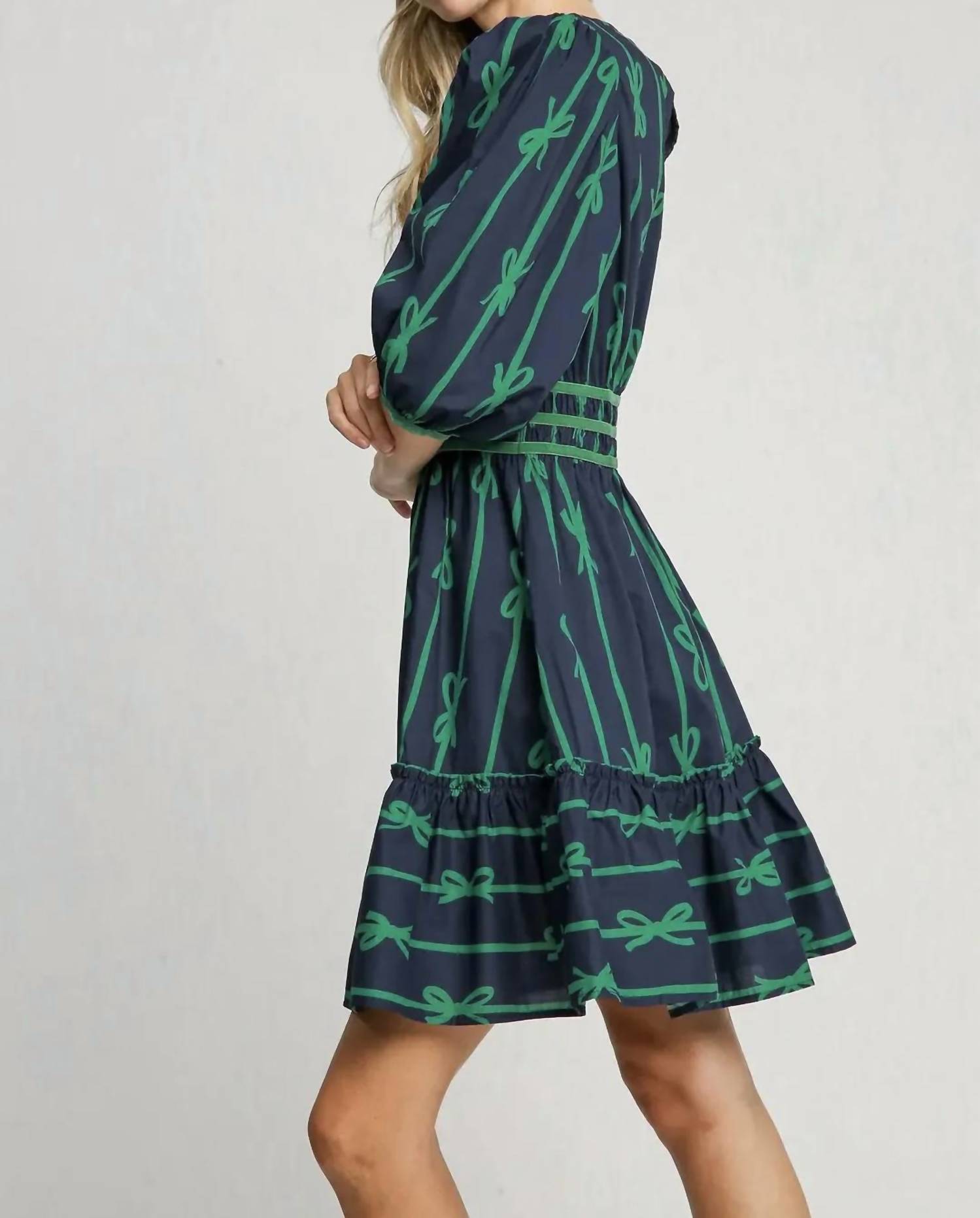 Umgee - Belle Of The Bow Mini Dress