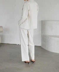 Mod Ref - Claudia Linen Mix Blazer