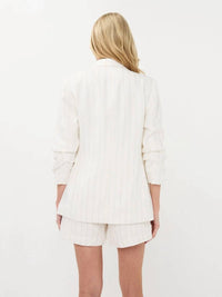 Esqualo - Linen Striped Blazer