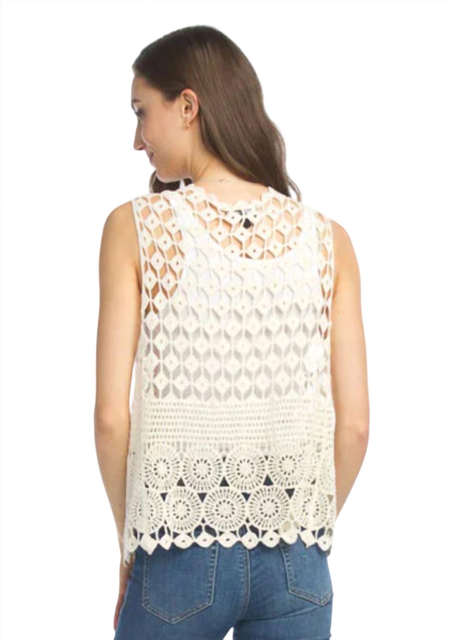 Papillon - Crochet Open Vest