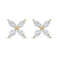 Diana M Jewels - Women's Marquise Lab-grown Diamond Stud Earrings (3.00 Tcw) - Signature