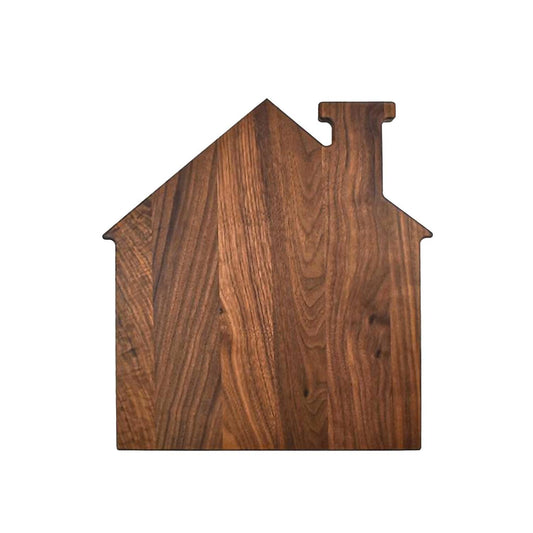 Creative Gifts International - House Shaped Acacia Wood Board - 13" x 14"