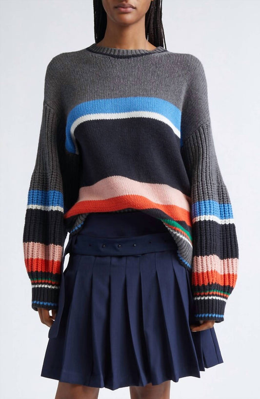 Stine Goya - Crewneck Chunky Sleeve Sweater