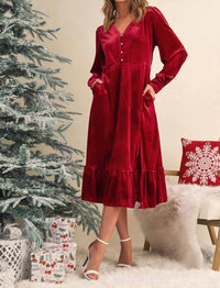 Aapparella - Jingle Bell Rock Midi Dress