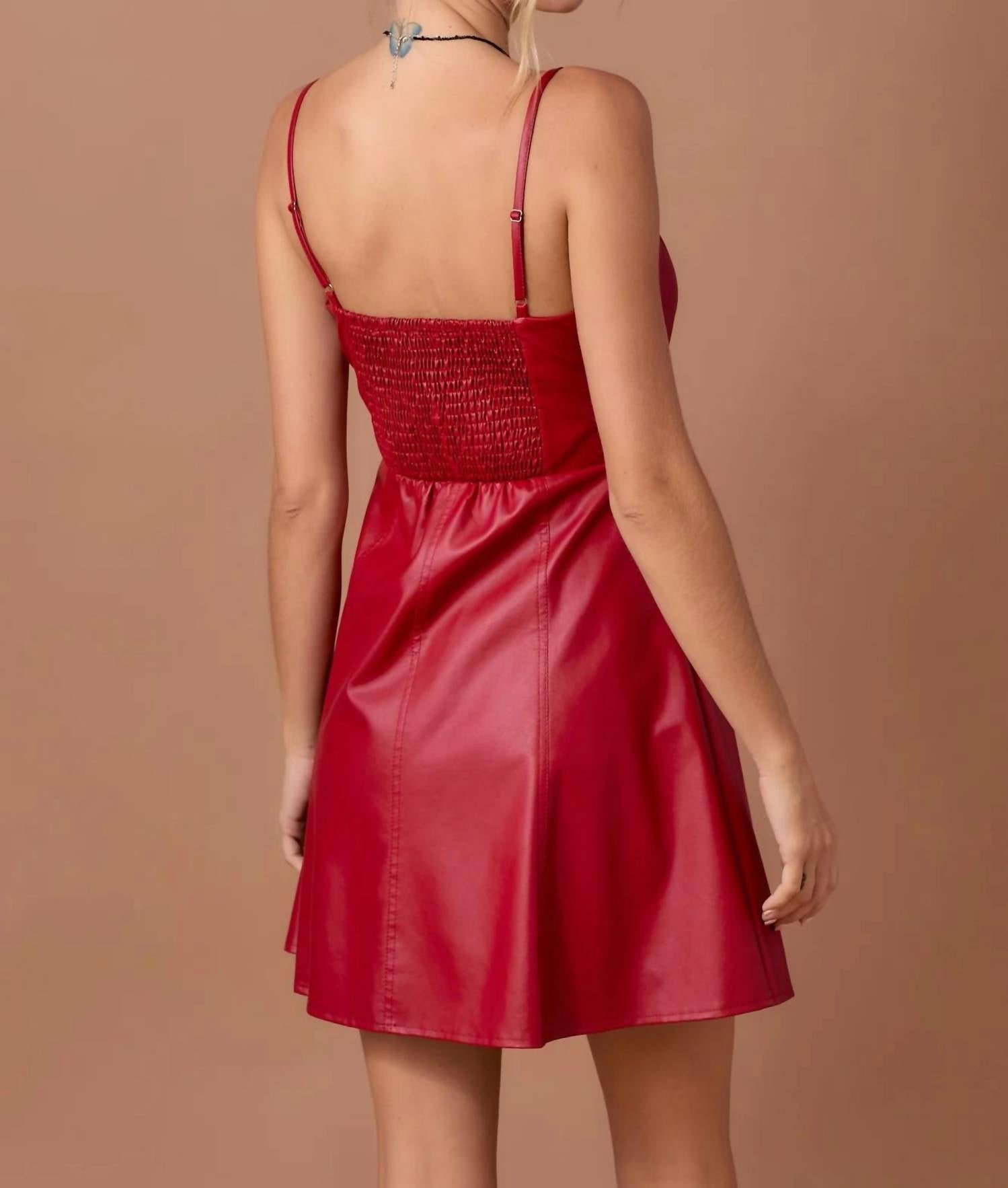 Baby Pink - Cutout Mini Dress