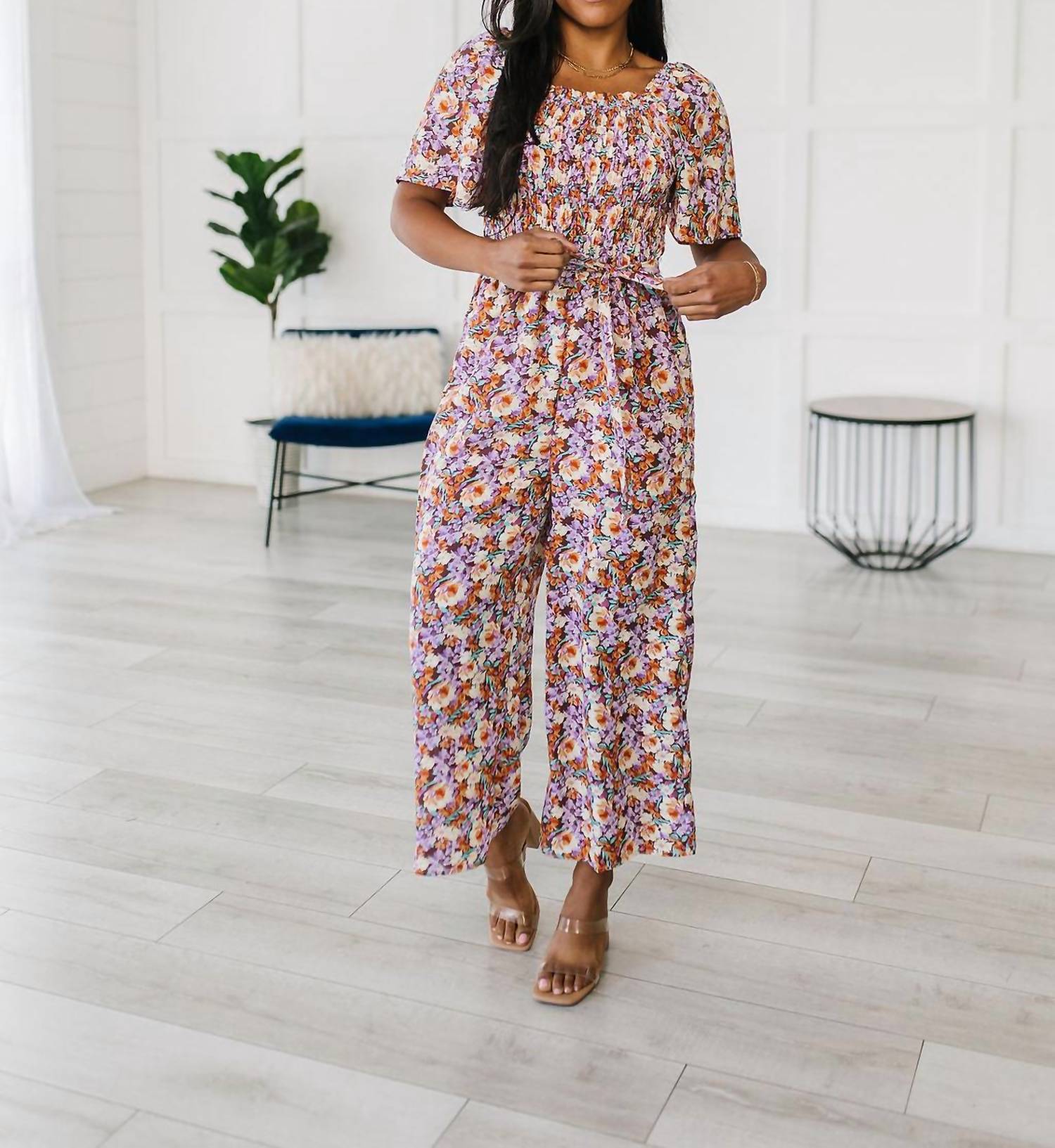 Hayden La - Better Than Fine Floral Jumpsuit