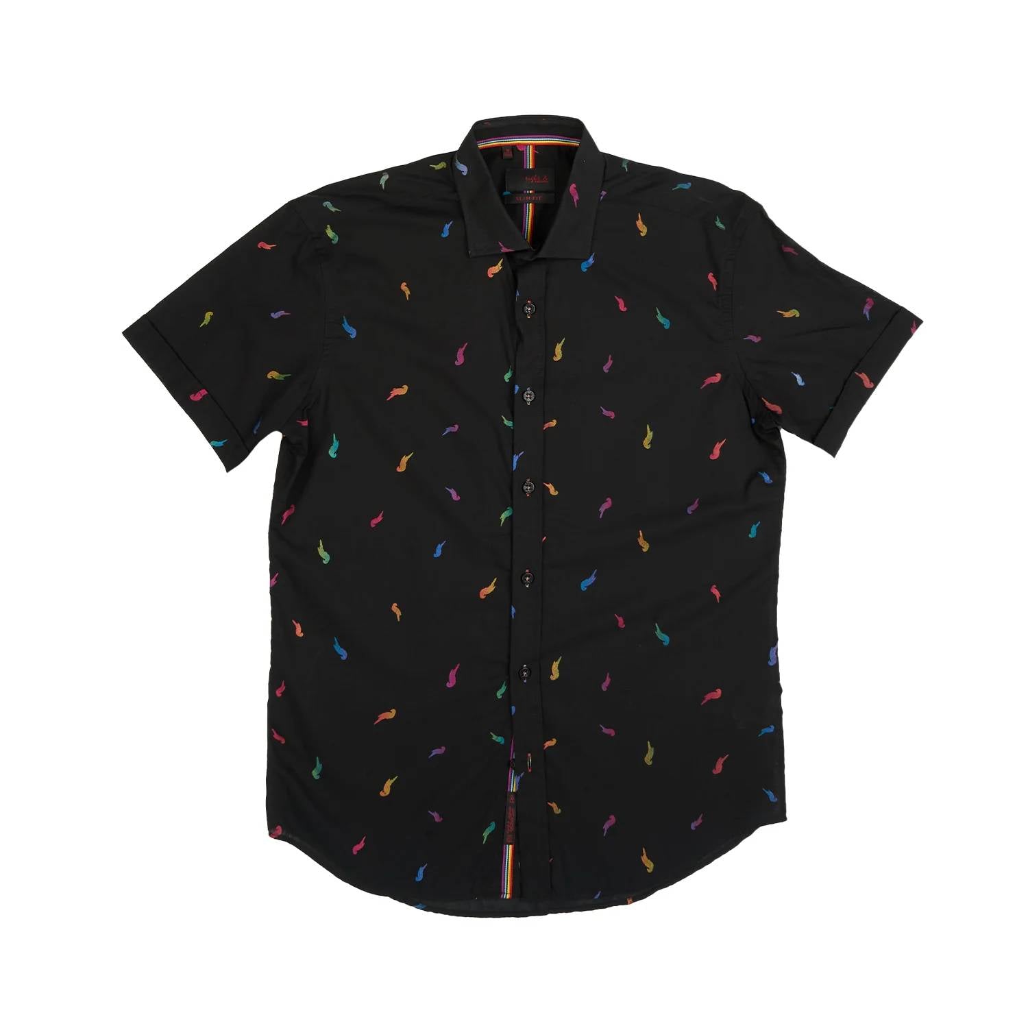 Eight X - Parrot Punch Foil Short Sleeve Shirt