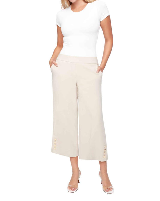 Up! - Solid Amalfi Wide Leg Crop