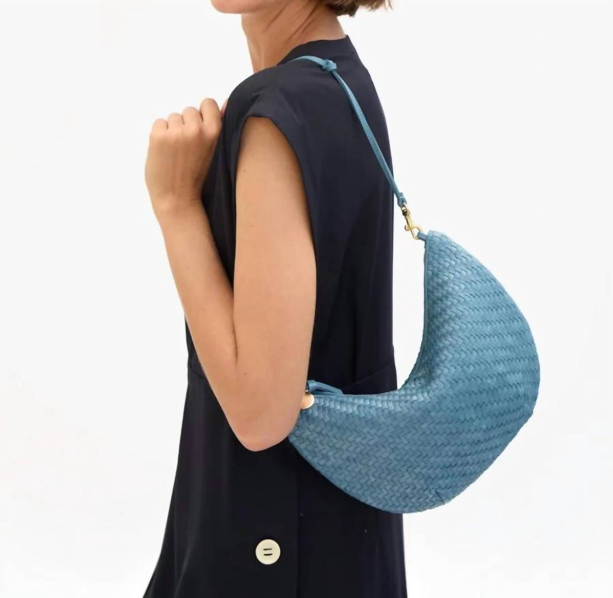 Clare V. - Women's Lune Woven Zig Zag Bag