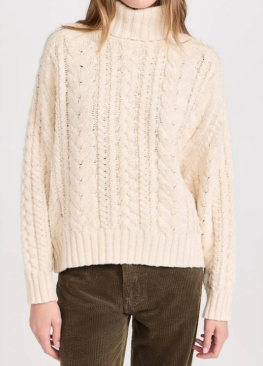 Denimist - Cable Turtleneck Sweater