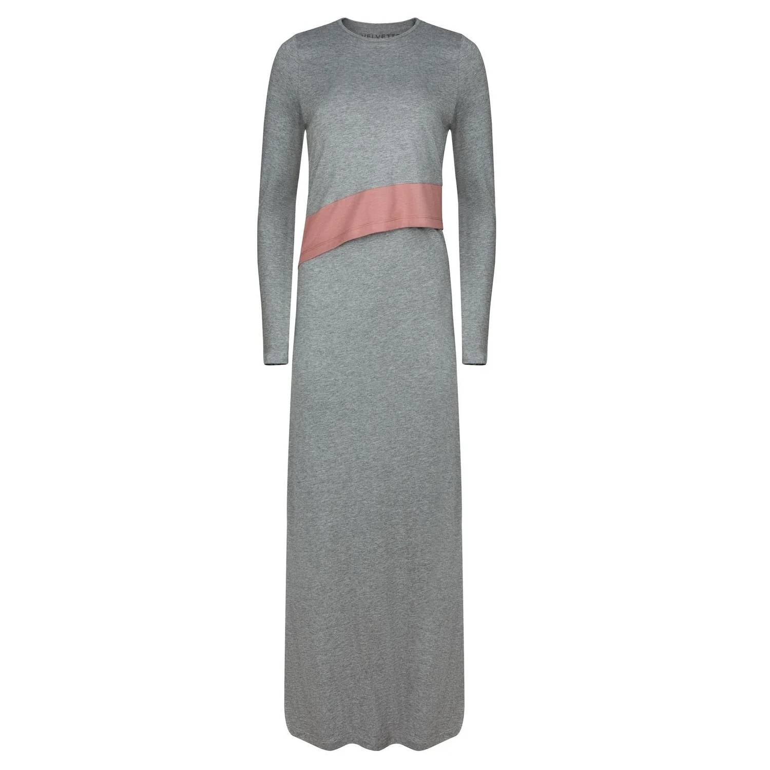 Velvette - Women's Color Block Nursing Nightgown