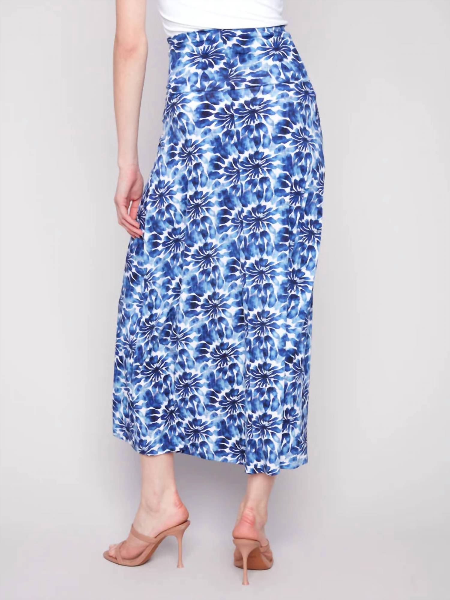 Charlie B - Removable Straps Two Way Midi Skirt And Dress