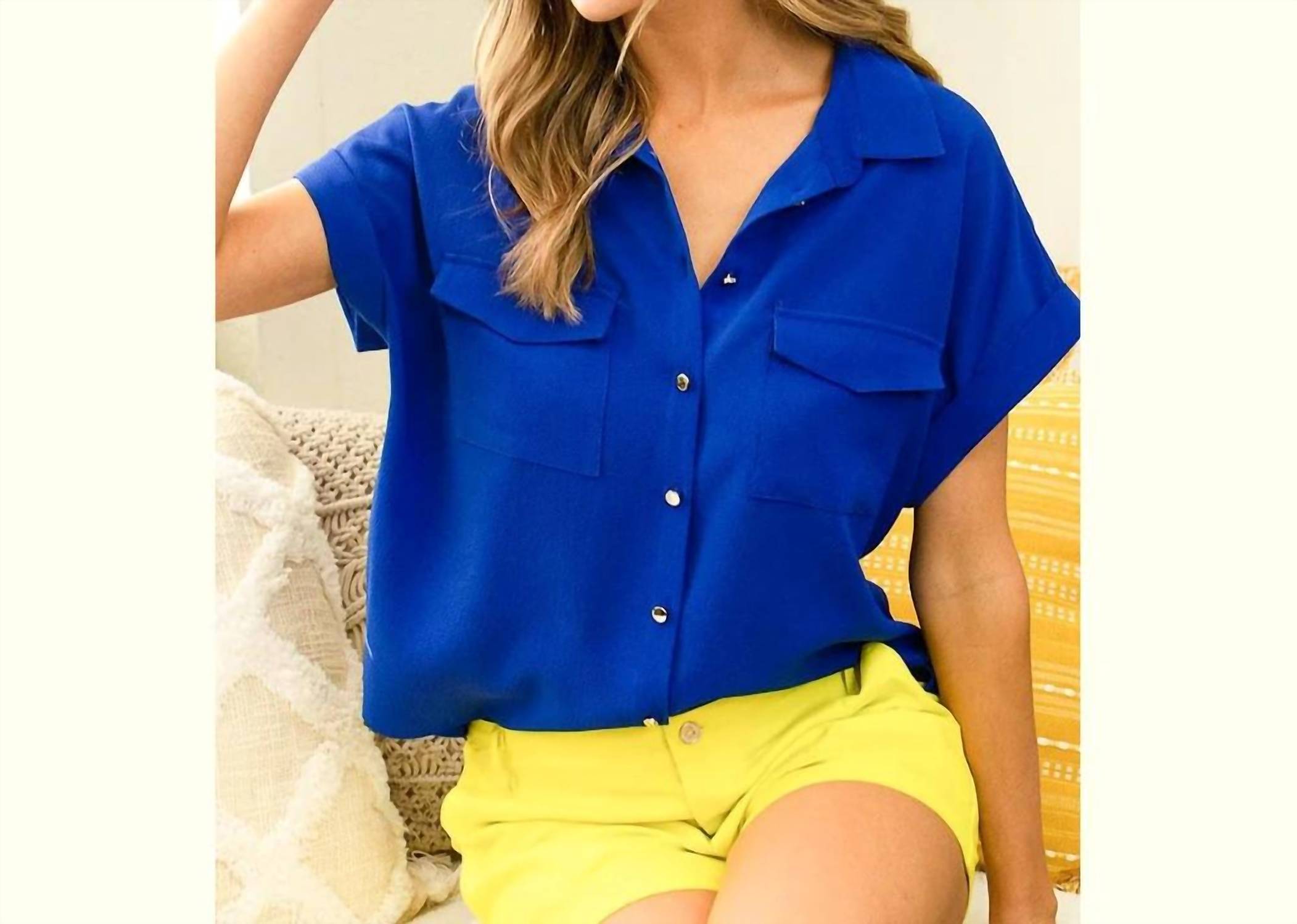 Vine & Love - Nelly Button Down Blouse
