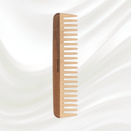 Koh-I-Noor Beauty Usa - Women's Legno Beech And Kotibe Wood Wide Spread Tooth Comb
