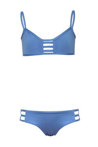 submarine Girl's Orchid Bikini in blue - kids' bikini