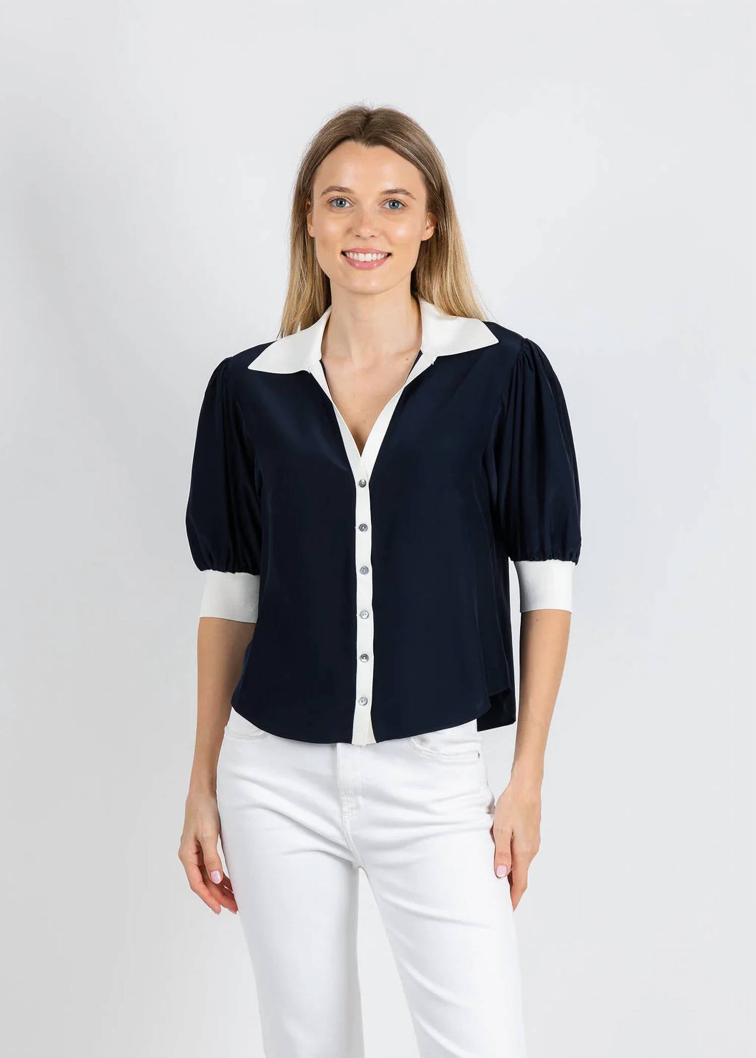 Cinq A Sept - Weiley Button Front Top