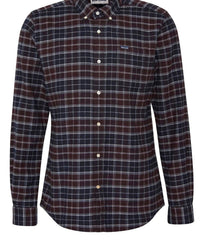 Barbour Haddington Tailored Tartan Shirt in midnight oak tartan - men's shirt - view 5