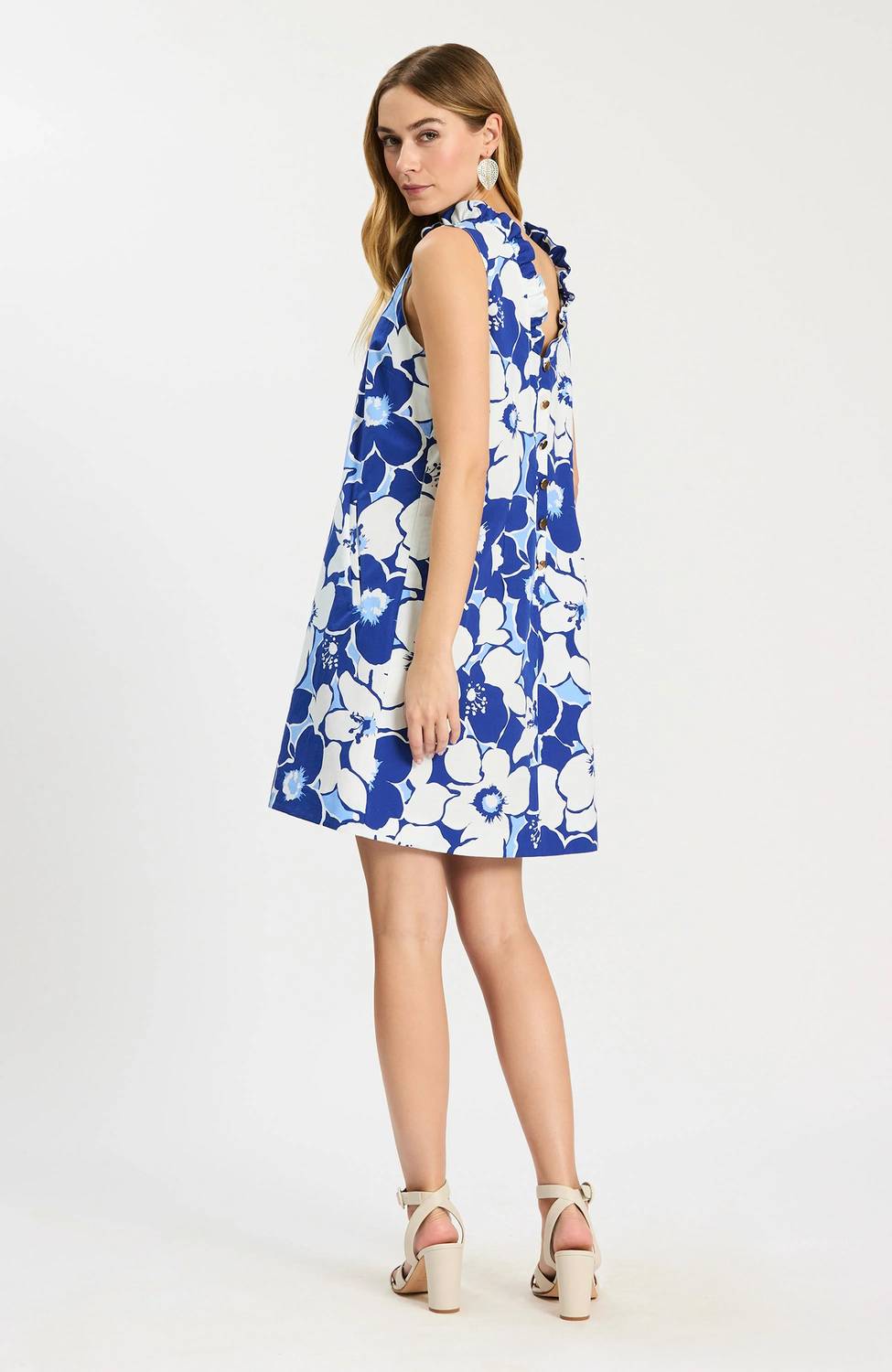 Tyler Boe - Ella Ruffle Neck Dress