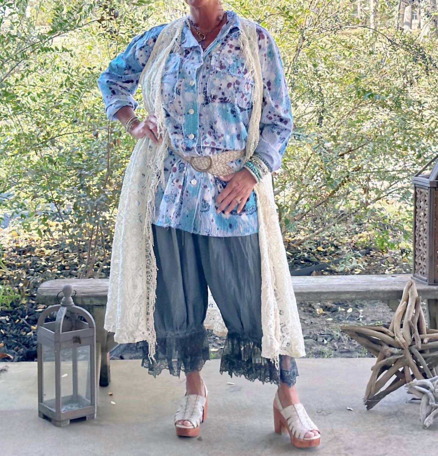 Jaded Gypsy - Garden Splash Top