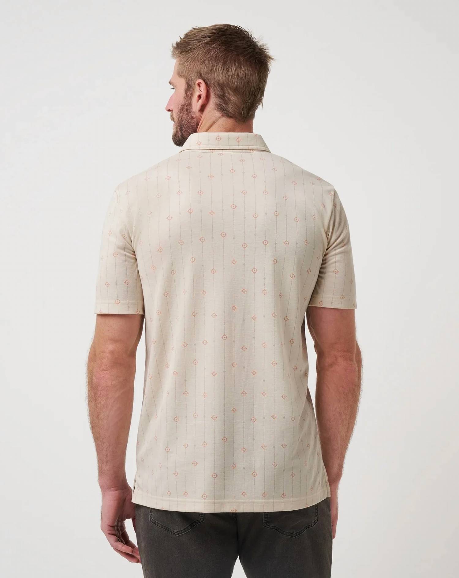 Travismathew - Deco Floral Medallion Polo